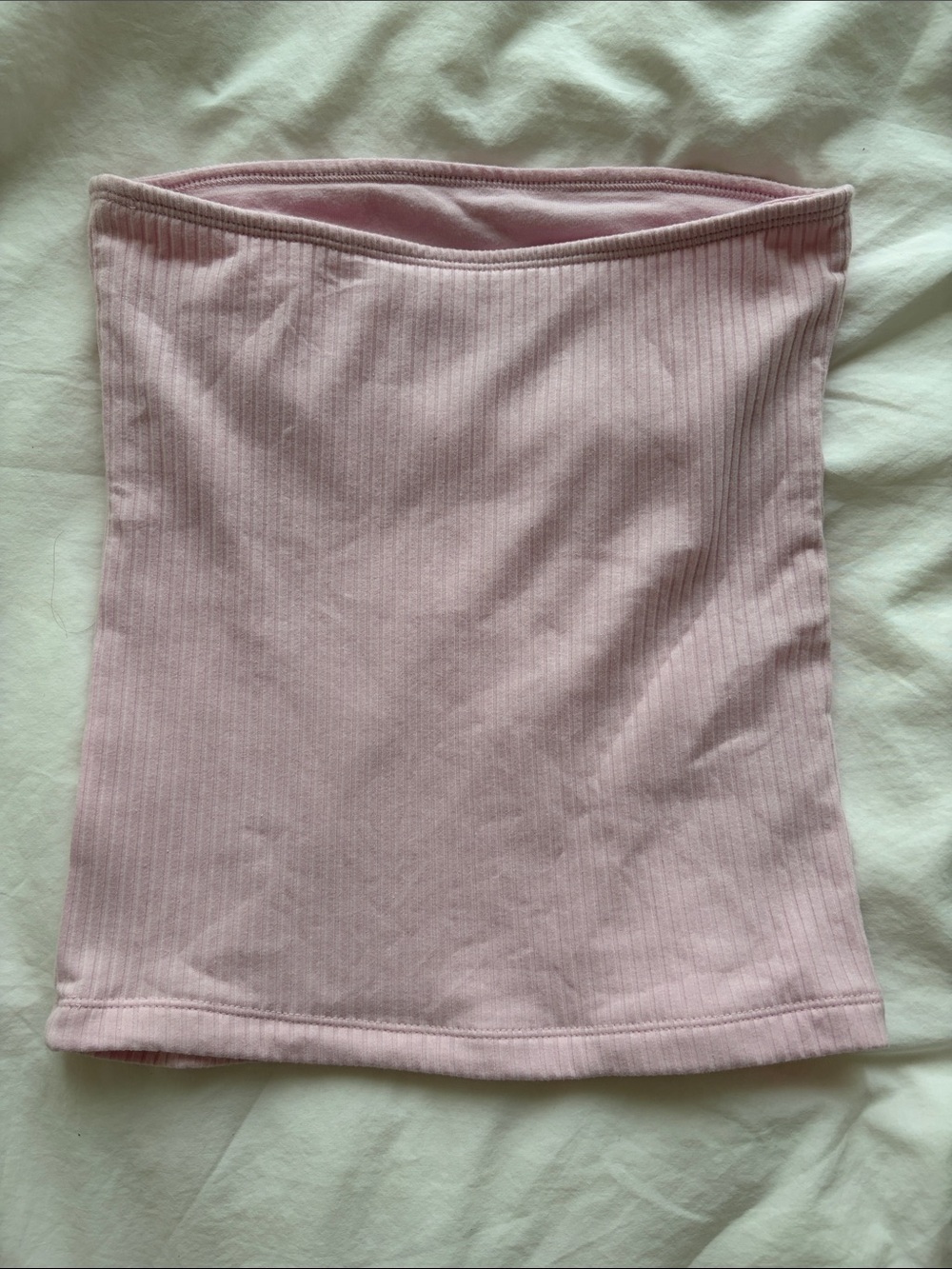 Old Navy Pink Ribbed Tube Top - Picture 3 of 4